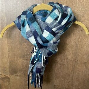 🧵 100% Cashmere Plaid Scarf 🇬🇧 Made in Scotland | Luxe & New